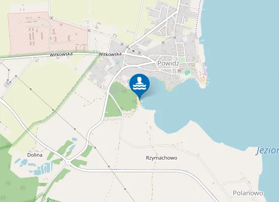 Map of POWIDZ DZIKA PLAŻA