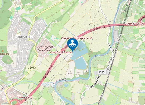 Map of LAUNSBACHER SEE