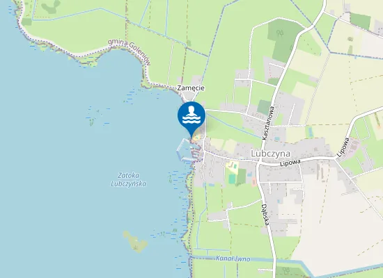 Map of KĄPIELISKO ŚRÓDLĄDOWE W LUBCZYNIE