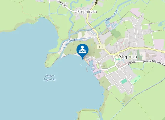 Map of KĄPIELISKO W STEPNICY NAD ZALEWEM SZCZECIŃSKIM