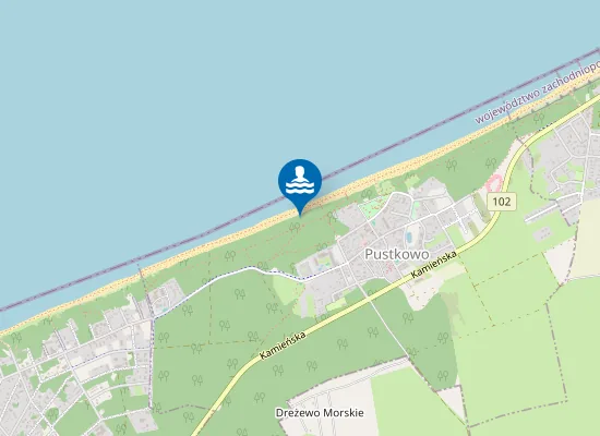 Map of KĄPIELISKO PUSTKOWO