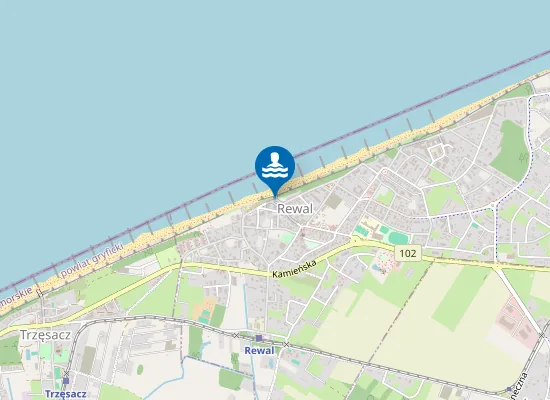 Map of KĄPIELISKO REWAL