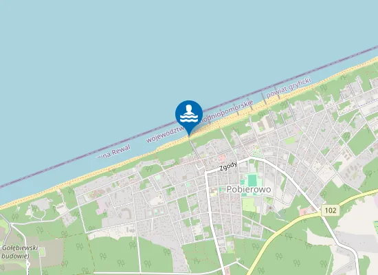 Map of Kąpielisko Pobierowo 1