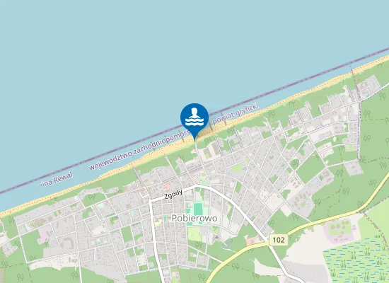 Map of Kąpielisko Pobierowo 2