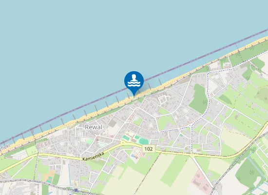 Map of Kąpielisko Rewal 2