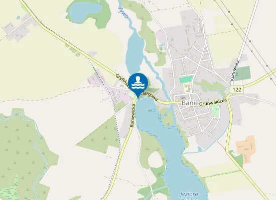 Map of KĄPIELISKO NA JEZIORZE DŁUŻEC