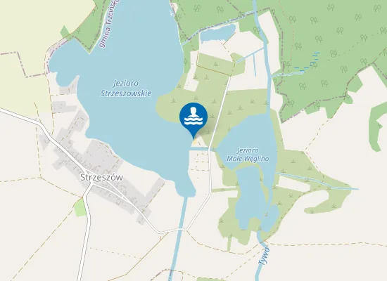 Map of KĄPIELISKO NA JEZIORZE STRZESZOWSKIM