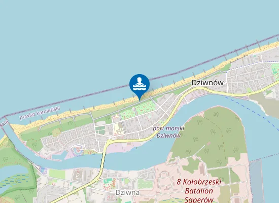 Map of KĄPIELISKO MORSKIE DZIWNÓW