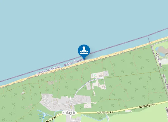 Map of Kąpielisko morskie Łukęcin Spacerowa