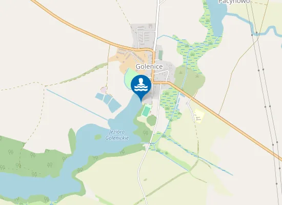 Map of Kąpielisko Plaża miejska w Golenicach