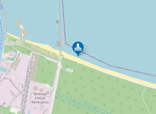 Map of Kąpielisko morskie Świnoujście Warszów 1