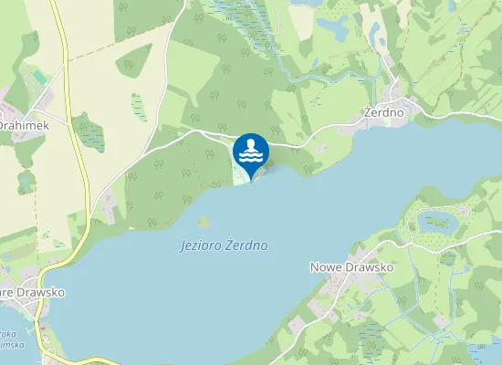 Map of Camp Drawa Na Jeziorze Żerdno