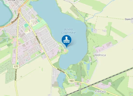 Map of KĄPIELISKO NAD J. CZAPLINO