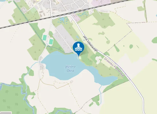 Map of KĄPIELISKO NAD J. OKRA