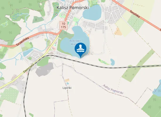 Map of KĄPIELISKO NAD J. BOBROWO WIELKIE