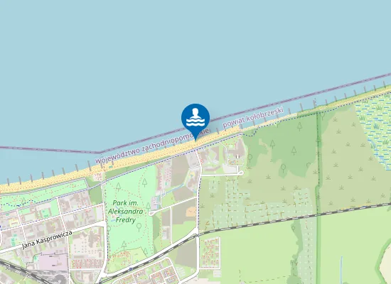 Map of KĄPIELISKO MORSKIE KOŁOBRZEG WSCHÓD MARINE HOTEL