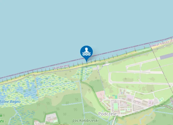 Map of KĄPIELISKO MORSKIE KOŁOBRZEG PODCZELE