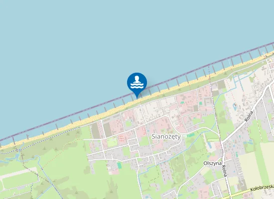 Map of KĄPIELISKO MORSKIE W SIANOŻĘTACH RADAR