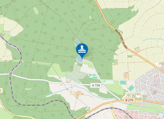 Map of BADESTELLE HATTSTEINWEIHER