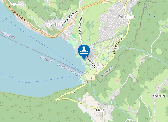 Map of MILLSTÄTTER SEE, DÖBRIACH