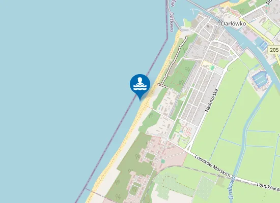 Map of KĄPIELISKO DARŁÓWKO ZACHODNIE KĄPIELISKO NR 6