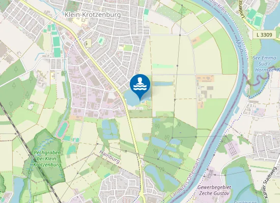Map of BADESEE KLEIN KROTZENBURG