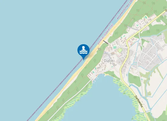 Map of KĄPIELISKO DĄBKI WSCHÓD – KĄPIELISKO I