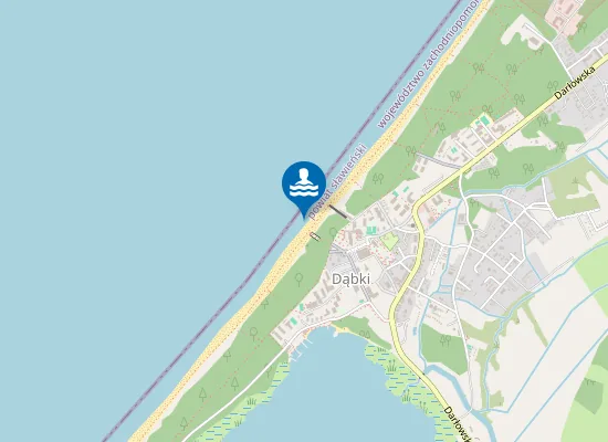 Map of KĄPIELISKO DĄBKI WSCHÓD – KĄPIELISKO II
