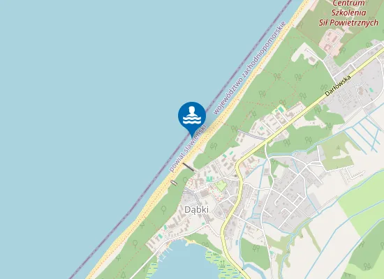 Map of KĄPIELISKO DĄBKI ZACHÓD – KĄPIELISKO I