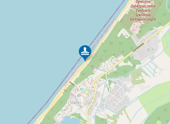 Map of KĄPIELISKO DĄBKI ZACHÓD – KĄPIELISKO II
