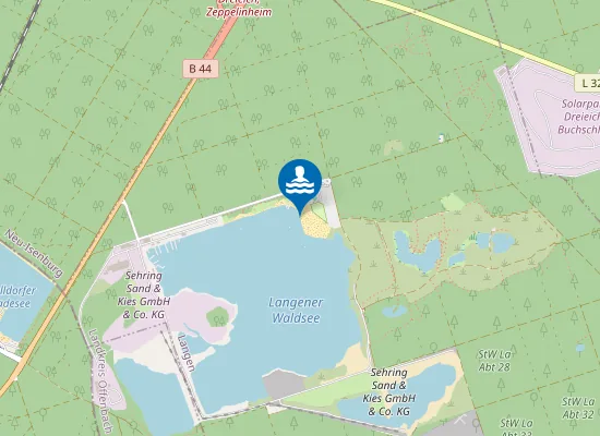 Map of LANGENER WALDSEE