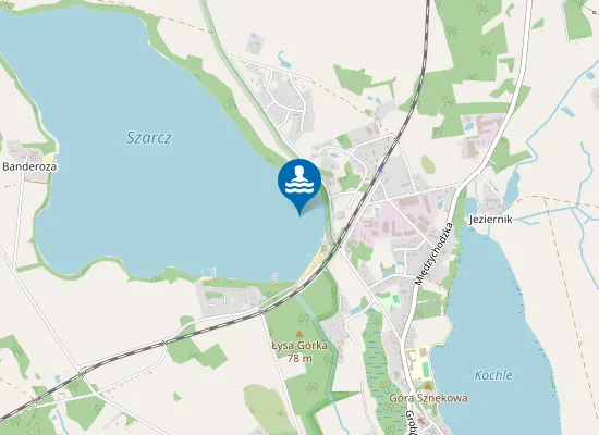 Map of KĄPIELISKO GMINNE NAD JEZIOREM SZARCZ DUŻY