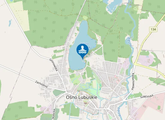 Map of KĄPIELISKO RECZYNEK