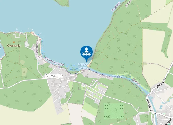 Map of KĄPIELISKO PLAŻA GMINNA NIESULICE 1