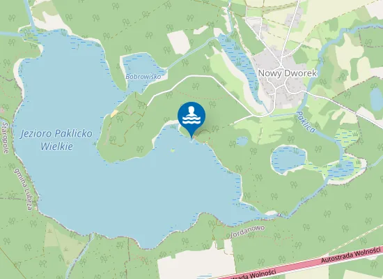 Map of Plaża gminna w Nowym Dworku