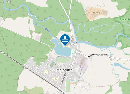 Map of Zalew Wodny W Małomicach