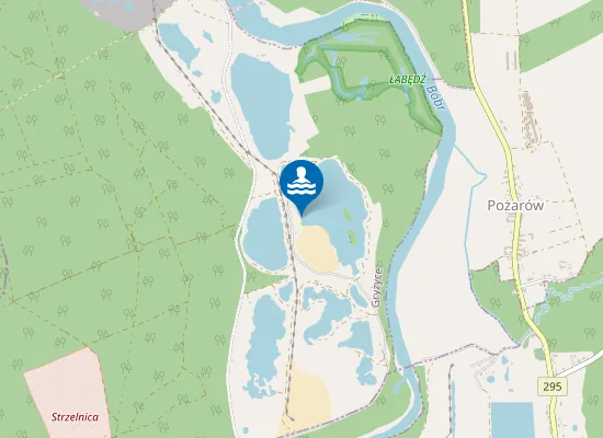 Map of Kąpielisko Gryżyce