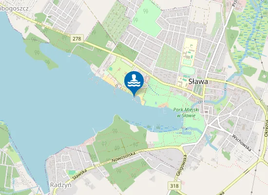 Map of SCKiW Sława II