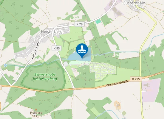 Map of HEISTERBERGER WEIHER