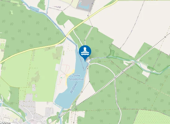 Map of KĄPIELISKO ZALEW STRADOMIA WIERZCHNIA