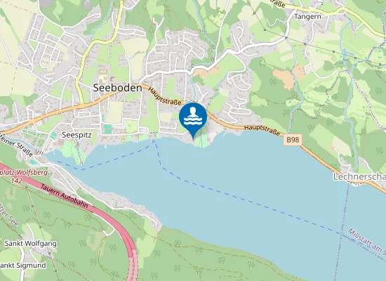 Map of MILLSTÄTTER SEE, SEEBODEN