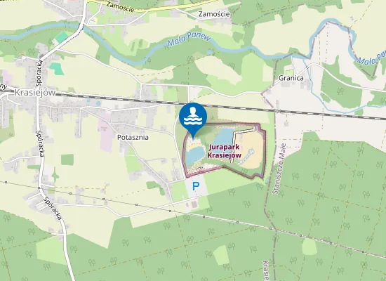 Map of Plaża Jurajska