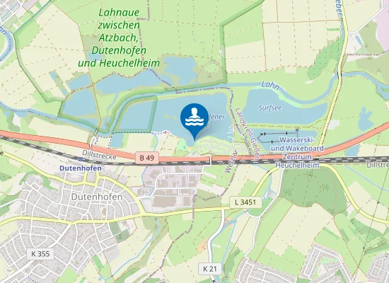 Map of DUTENHOFENER BADESEE