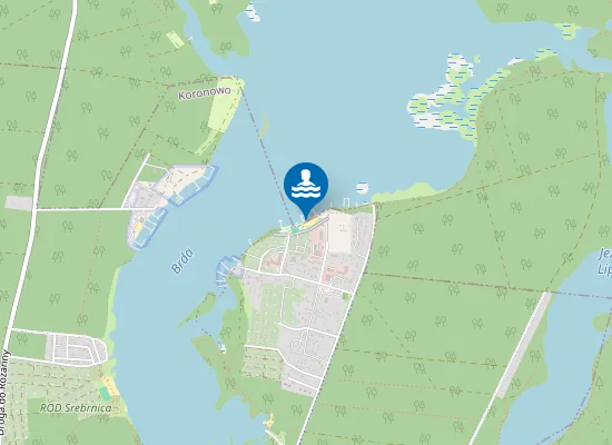 Map of KĄPIELISKO GMINNE W KORONOWIE-PIECZYSKACH NAD ZALEWEM KORONOWSKIM