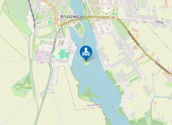 Map of KĄPIELISKO CYPEL NA PÓŁWYSPIE RZĘPOWSKIM KRUSZWICA