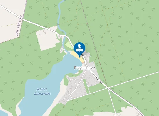 Map of KĄPIELISKO PRZYJEZIERZE-PLAŻA GŁÓWNA