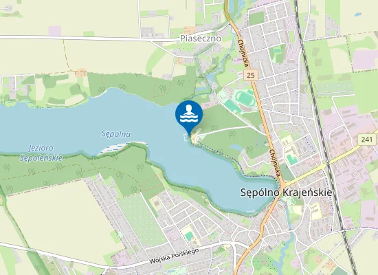 Map of JEZIORO SĘPOLEŃSKIE