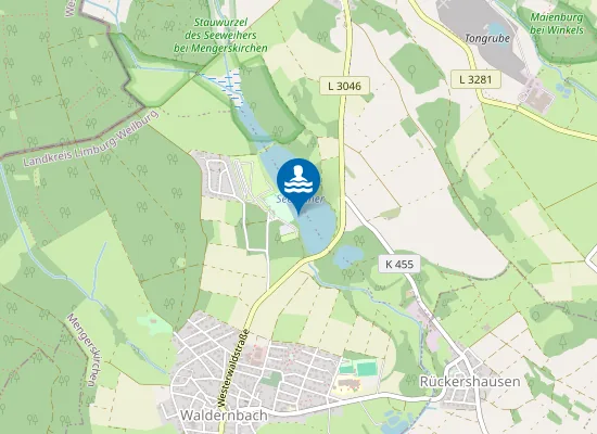 Map of SEEWEIHER MENGERSKIRCHEN