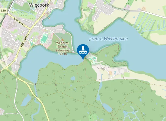 Map of PLAŻA MIEJSKA W WIĘCBORKU