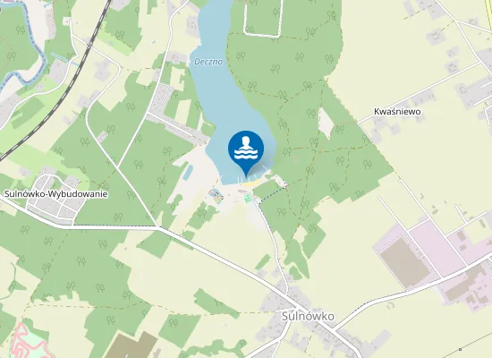 Map of KĄPIELISKO NAD JEZIOREM DECZNO